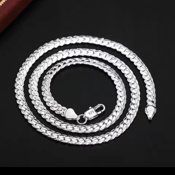 22" 925 Sterling Silver Chain Necklace - Picture 3 of 5